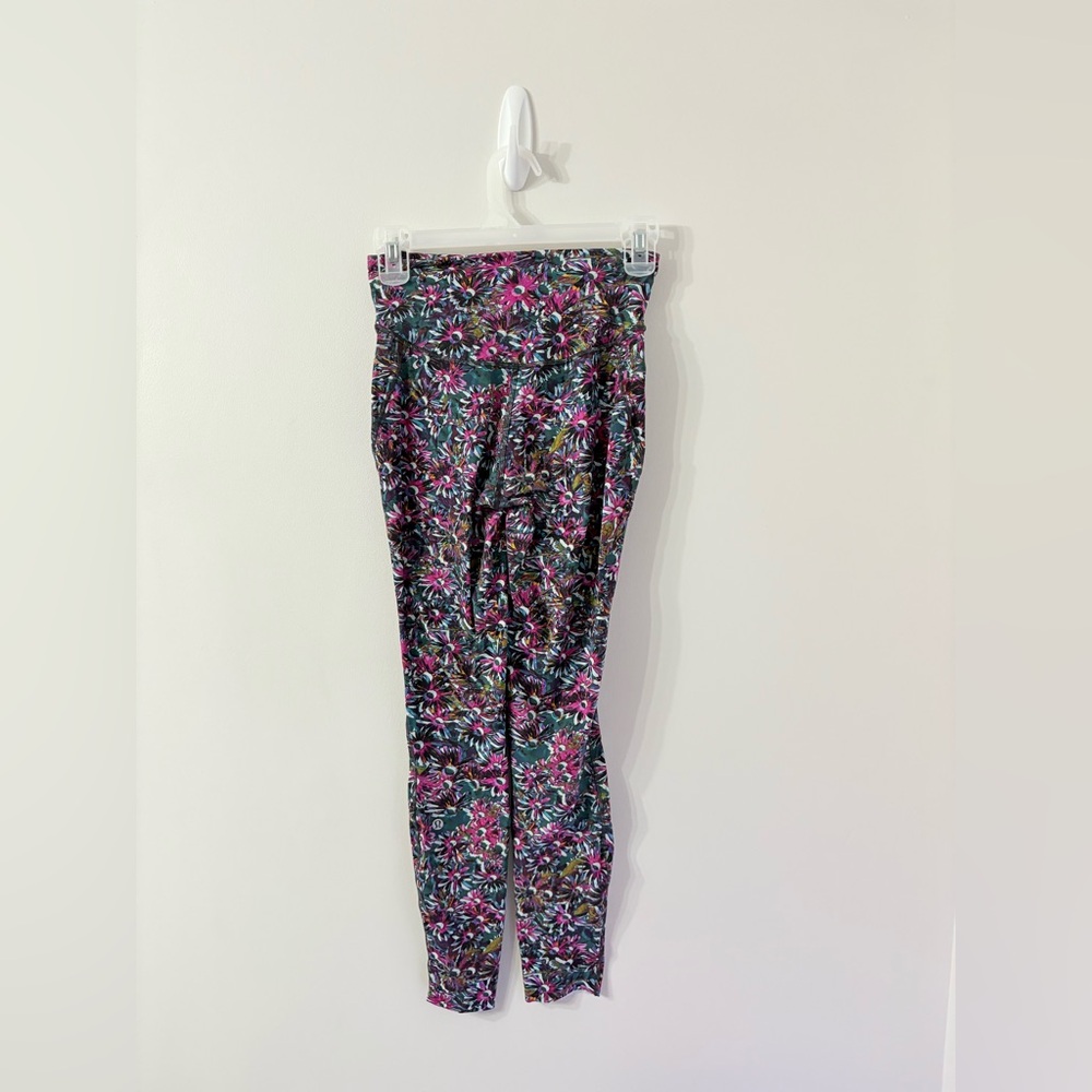 LULULEMON Base Pace High-Rise Brushed Running Tight 28" Womens 4 Floral - Picture 6 of 6